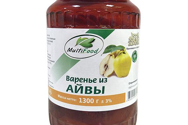  Варенье MultiFood из айвы 1300 г в интернет-магазине продуктов с Преображенского рынка Apeti.ru