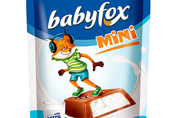  Конфеты BabyFox mini с молочной начинкой 120 г в интернет-магазине продуктов с Преображенского рынка Apeti.ru