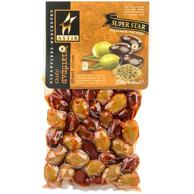  Оливки традиционные Astir ассорти  250 г в интернет-магазине свежих фермерских продуктов Apeti.ru