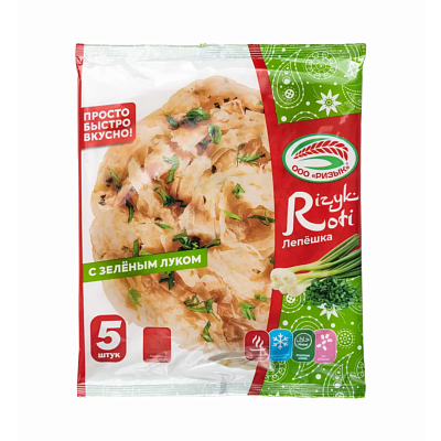 Лепешка Roti с зеленым луком 5 шт * 90 гр 450 гр