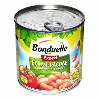  Фасоль Bonduelle белая в томатном соусе 400 г в интернет-магазине свежих фермерских продуктов Apeti.ru