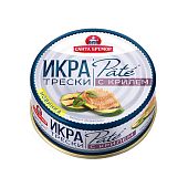 Икра трески с крилем Пате деликатесная пастеризованная 90 г