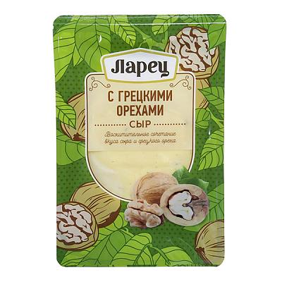  Сыр Ларец с грецкими орехами 50% ломтики 125 г в интернет-магазине свежих фермерских продуктов Apeti.ru