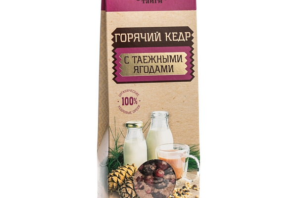  Напиток Горячий Кедр с таежными ягодами 120г в интернет-магазине продуктов с Преображенского рынка Apeti.ru