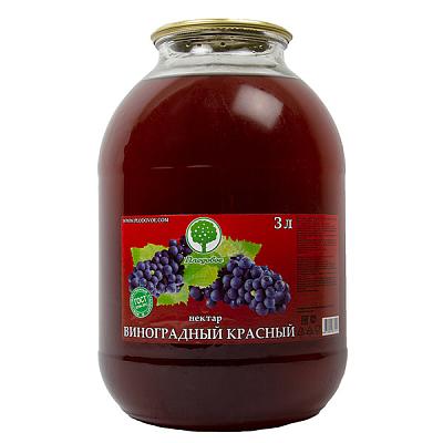  Нектар Виноградный Красный 3 л в интернет-магазине свежих фермерских продуктов Apeti.ru