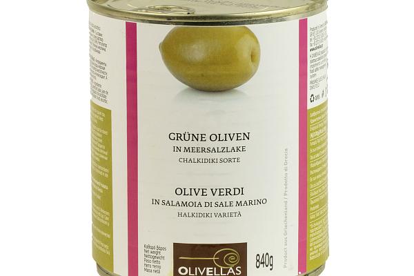  Маслины Olivellas, S.Mammoth в рассоле без косточки  840 г в интернет-магазине продуктов с Преображенского рынка Apeti.ru