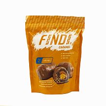 Финики с миндалем в карамельной шоколадной глазури FINDI CARAMEL 150гр 