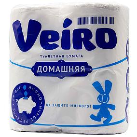 Туалетная бумага Veiro домашняя двухслойная 4 шт в интернет-магазине свежих фермерских продуктов Apeti.ru