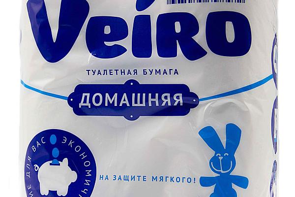  Туалетная бумага Veiro домашняя двухслойная 4 шт в интернет-магазине продуктов с Преображенского рынка Apeti.ru