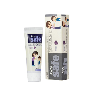 Зубная паста детская Kids Safe Виноград от 3-х до 12лет 90 г