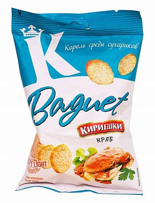 Сухарики Кириешки Baguet со вкусом краба 50 г
