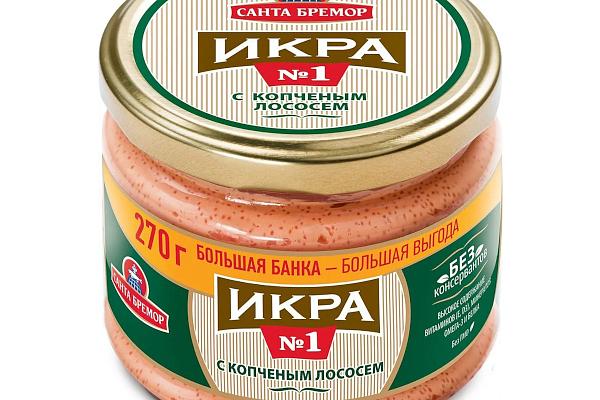  Икра деликатесная с копченым лососем 270 г в интернет-магазине продуктов с Преображенского рынка Apeti.ru