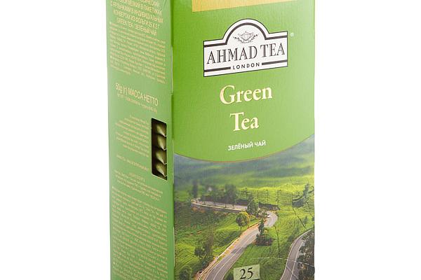  Чай зеленый Ahmad Tea 25 пак в интернет-магазине продуктов с Преображенского рынка Apeti.ru