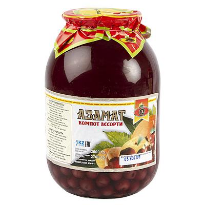 Компот Азамат ассорти 2 л в Apeti.ru Компот Азамат ассорти 2 л в интернет-магазине свежих фермерских продуктов Apeti.ru