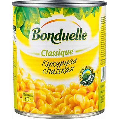 Кукуруза Bonduelle сладкая 670 г