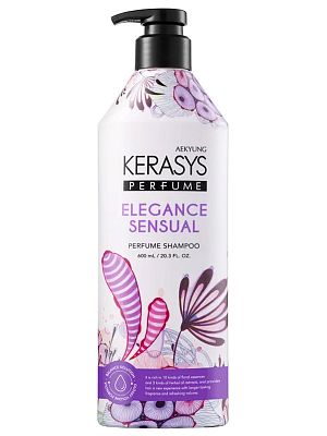 Шампунь Kerasys Parfumed Elegance&Sensual для волос парфюмированный Элеганс 600 мл