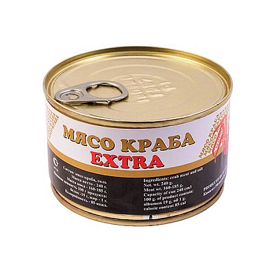 Мясо краба Extra 230 г