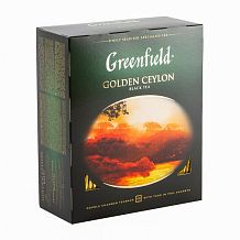 Чай черный Greenfield Golden Ceylon цейлонский 100 пак
