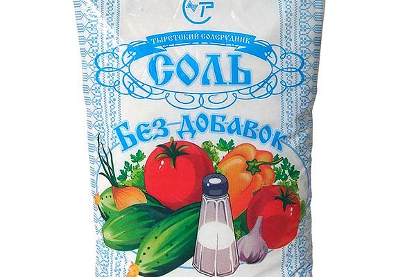  Соль Тыретский солерудник 1 кг в интернет-магазине продуктов с Преображенского рынка Apeti.ru