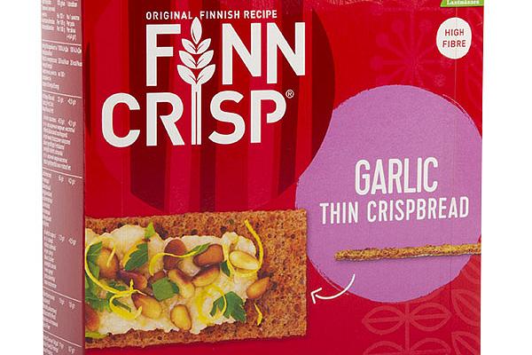  Хлебцы FINN CRISP Garlic с чесноком 175 г в интернет-магазине продуктов с Преображенского рынка Apeti.ru