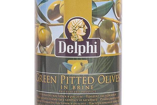  Оливки Delphi без косточек 400 г в интернет-магазине продуктов с Преображенского рынка Apeti.ru
