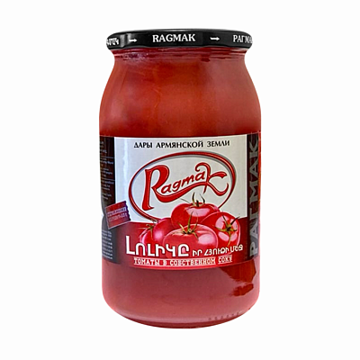 Томаты в собственном соку Ragmak  860гр
