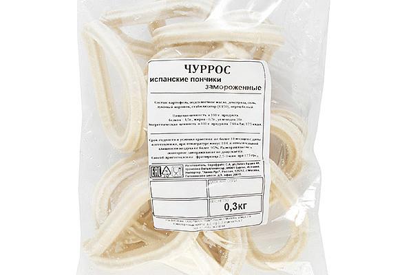  Испанские пончики Чуррос замороженные 300 г в интернет-магазине продуктов с Преображенского рынка Apeti.ru