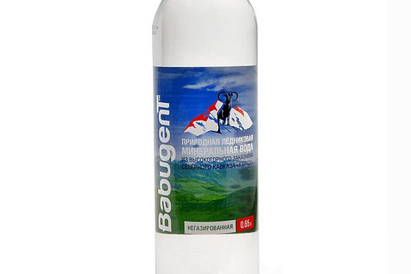  Вода Babugent негазированная  минеральная ледниковая 0,65 л в интернет-магазине продуктов с Преображенского рынка Apeti.ru