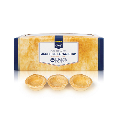 Тарталетки для икры из слоеного теста METRO Chef, 135г в Apeti.ru Тарталетки для икры из слоеного теста METRO Chef, 135г в интернет-магазине свежих фермерских продуктов Apeti.ru