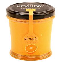 Крем-мед Medolubov с апельсином стакан 250 мл