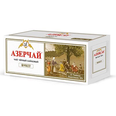 Чай черный Азерчай букет 25 пак