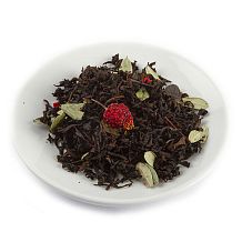 Чай черный КамлевЪ Клубника со сливками 100 г