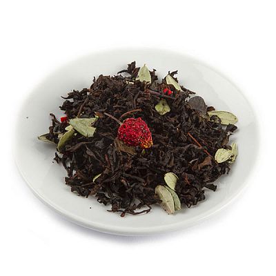 Чай черный КамлевЪ Клубника со сливками 100 г