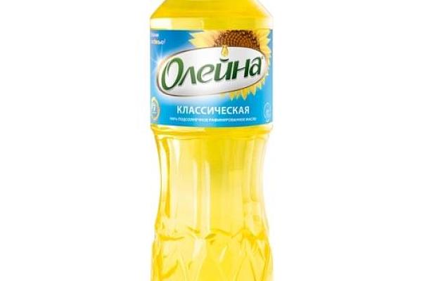  Масло подсолнечное Олейна 1 л в интернет-магазине продуктов с Преображенского рынка Apeti.ru