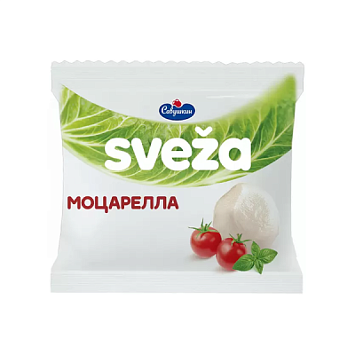 Сыр Моцарелла Савушкин Sveza 45% БЗМЖ 250 г 