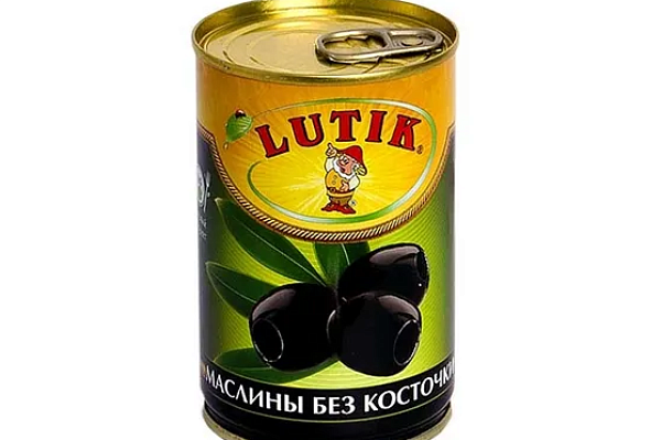  Маслины LUTIK без косточки 280 г в интернет-магазине продуктов с Преображенского рынка Apeti.ru