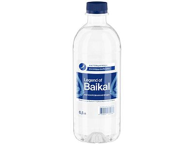Вода lEGEND OF BAIKAL негазированная 0,5 л