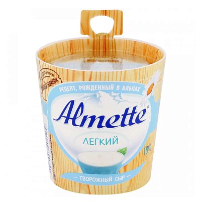 Сыр творожный Almette легкий 18% 150 г