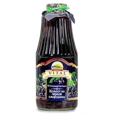  Компот Vital из черной смородины 1 л в интернет-магазине свежих фермерских продуктов Apeti.ru