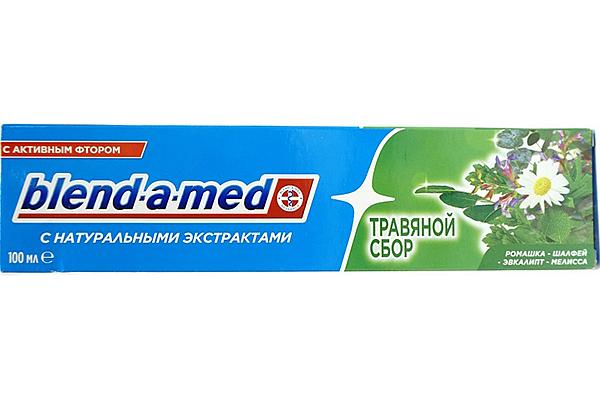  Зубная паста Blend-a-Med анти-кариес травяной сбор 100 мл в интернет-магазине продуктов с Преображенского рынка Apeti.ru