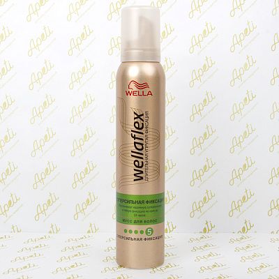 Мусс для волос Wellaflex суперсильная фиксация 200 мл