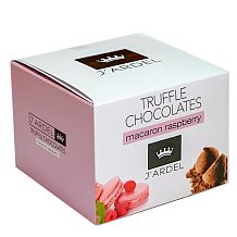 Трюфели J’Ardel  с печеньем Macaron с малиной 100гр