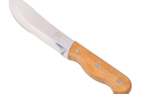  Нож кухонный разделочный с деревянной ручкой 1 шт в интернет-магазине продуктов с Преображенского рынка Apeti.ru