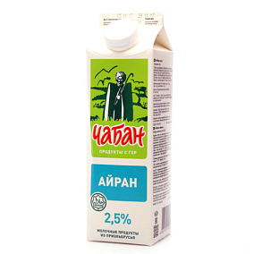  Айран Чабан 2,5% 900 г БЗМЖ в интернет-магазине свежих фермерских продуктов Apeti.ru