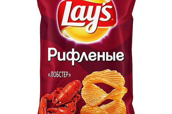  Чипсы Lays лобстер рифленые 150 г в интернет-магазине продуктов с Преображенского рынка Apeti.ru
