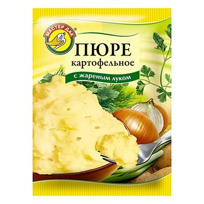 Пюре картофельное Мастер Дак с жареным луком 34 г