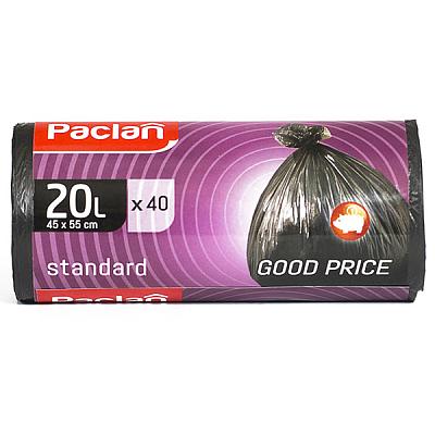  Мешки для мусора Paclan standart 20 л 40 шт в интернет-магазине свежих фермерских продуктов Apeti.ru