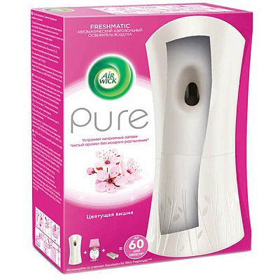 Освежитель воздуха автоматический Pure Air Wick цветущая вишня со сменным баллоном 250 мл