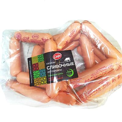  Сосиски Сафа сливочные из говядины 1 кг в интернет-магазине свежих фермерских продуктов Apeti.ru