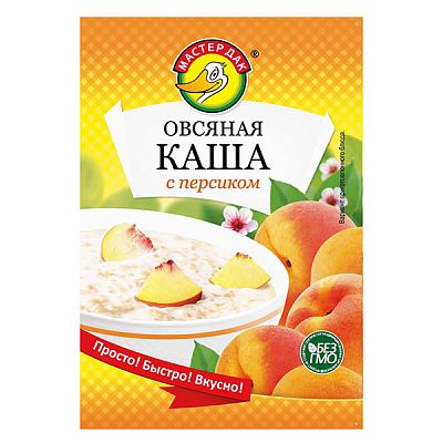 Овсяная каша Мастер Дак с персиком 35 г